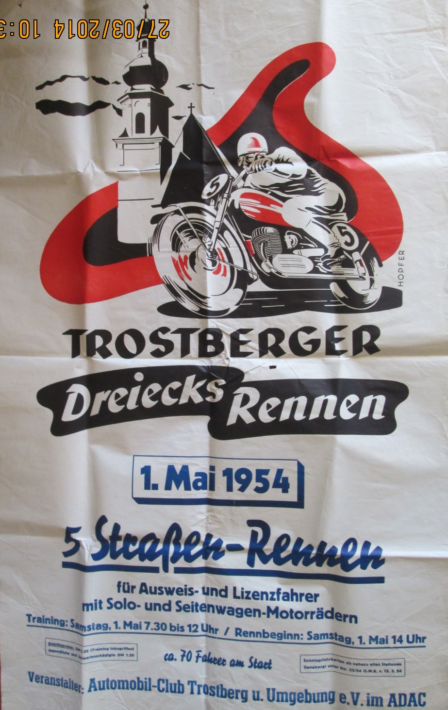 Historisches . Plakat